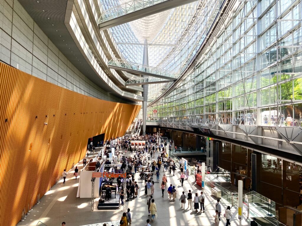 Exhibition hall in Athens hosting a global trade fair