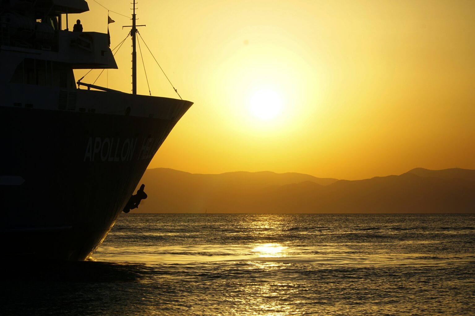 Aegina harbor Greece